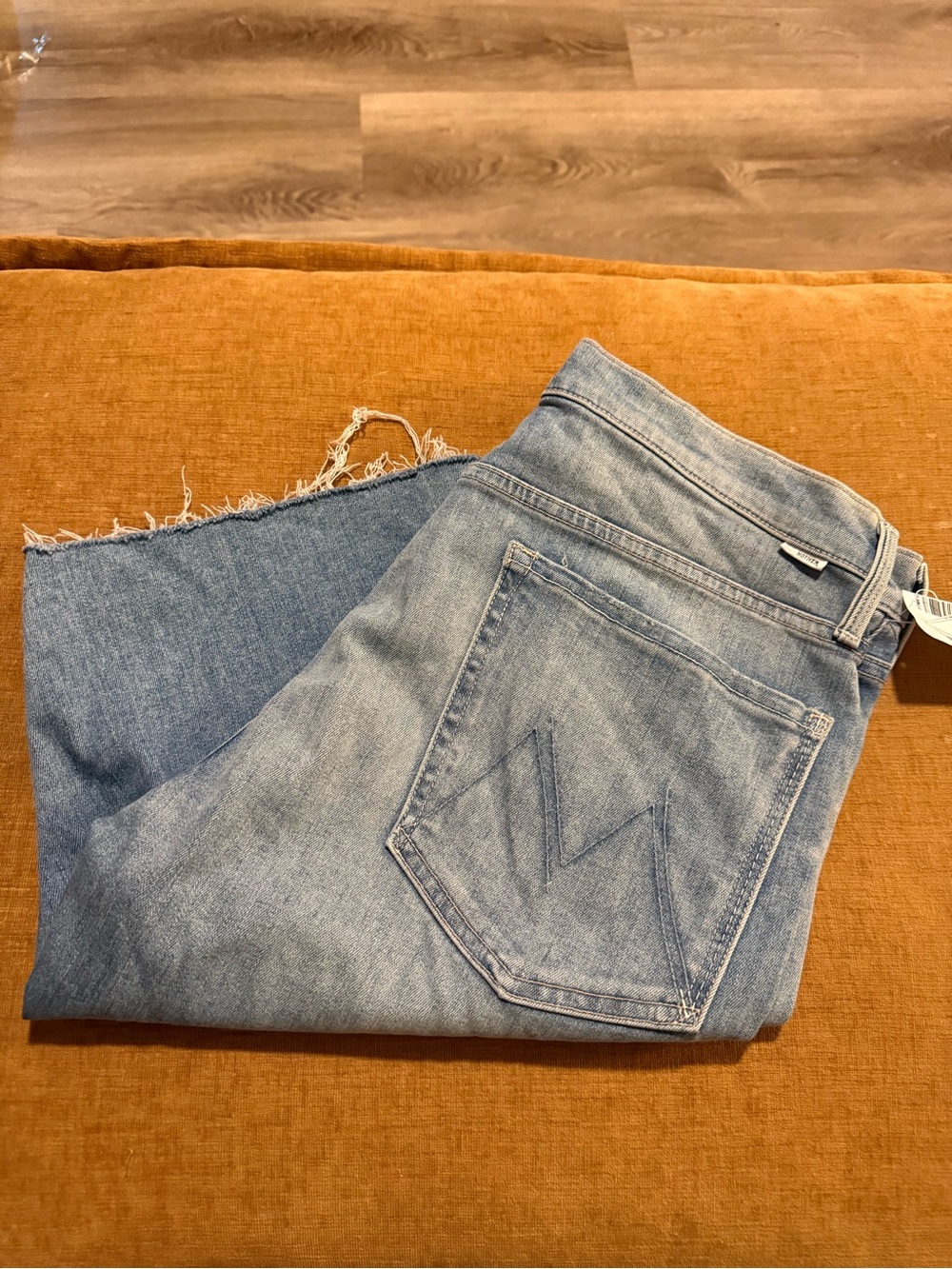 MOTHER Light Blue Denim Jean Shorts - Picture 1 of 6